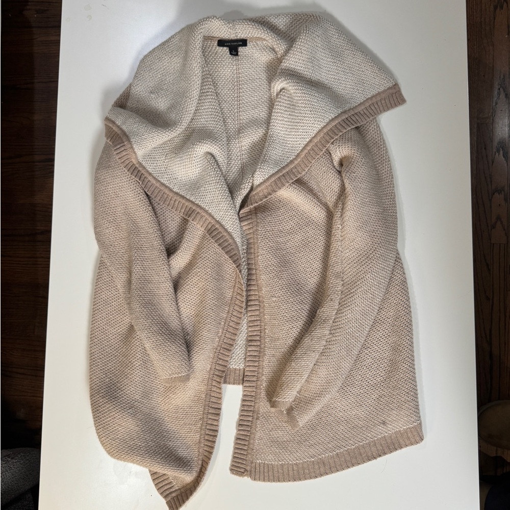 Ann Taylor textured chunky cardigan - Picture 3 of 3